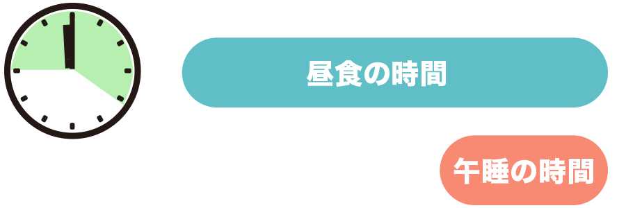 昼食の時間