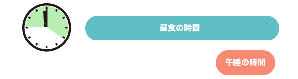 昼食の時間